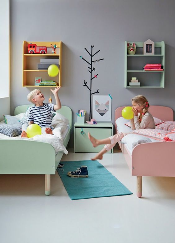 pastel bedroom